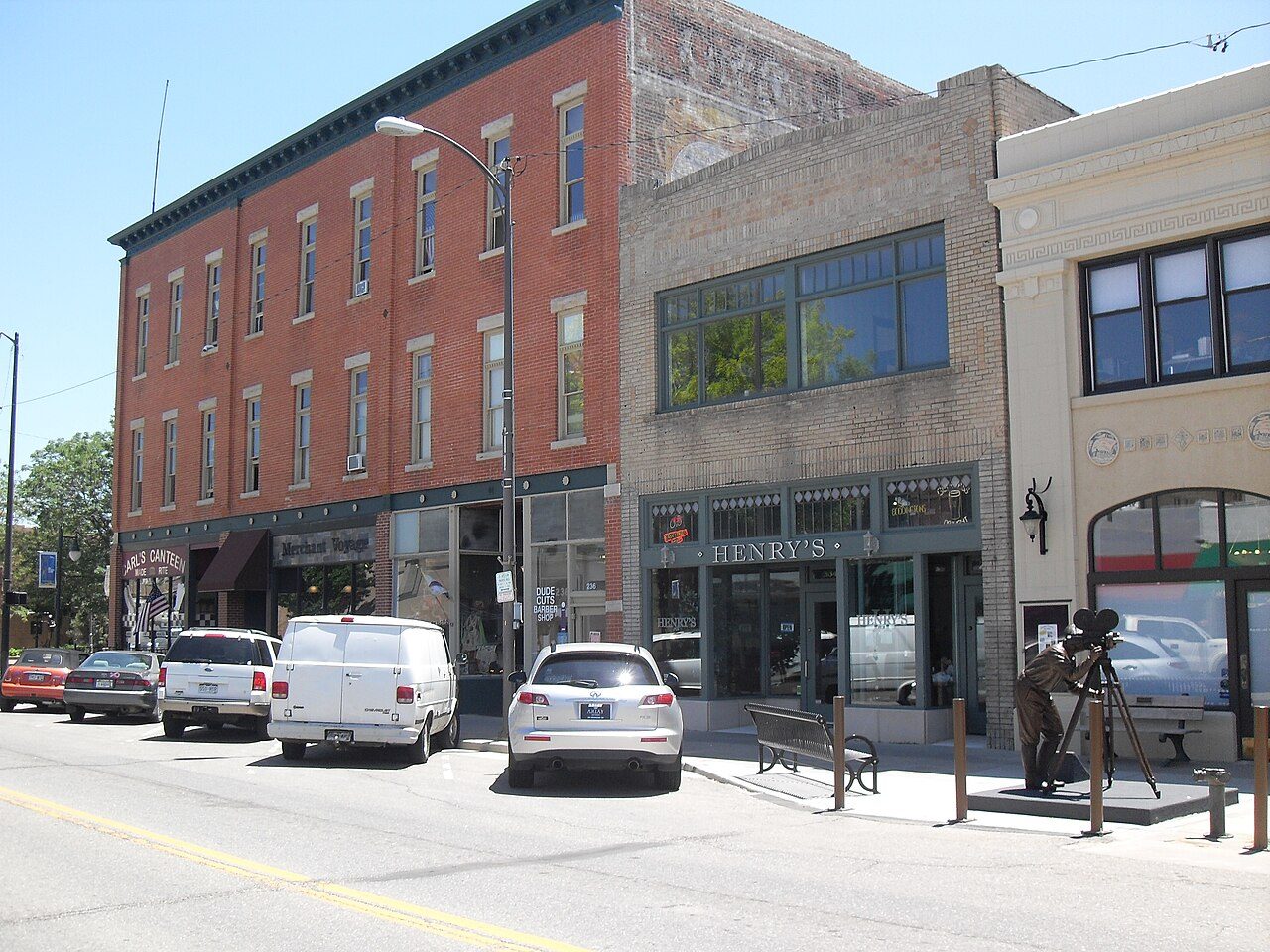 Loveland, CO street scene near Greeley, where we provide hail damage roof repair